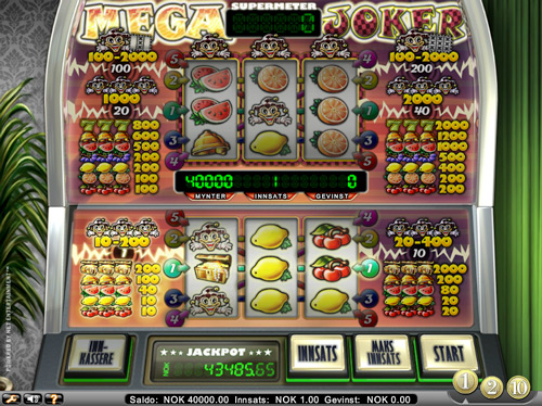 Mega Joker gratis spinn for deg som en ny spiller hos CasinoEuro
